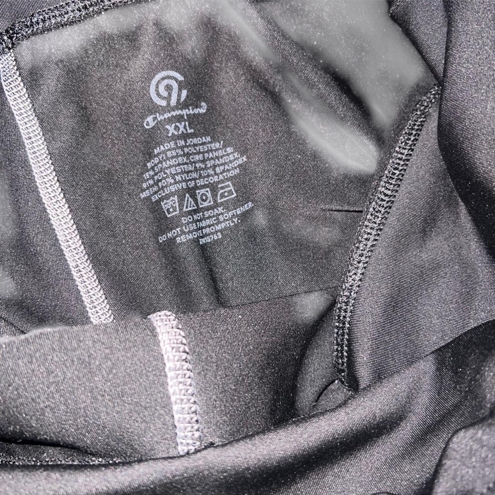 Vintage Champion Black XXL Performance leggings